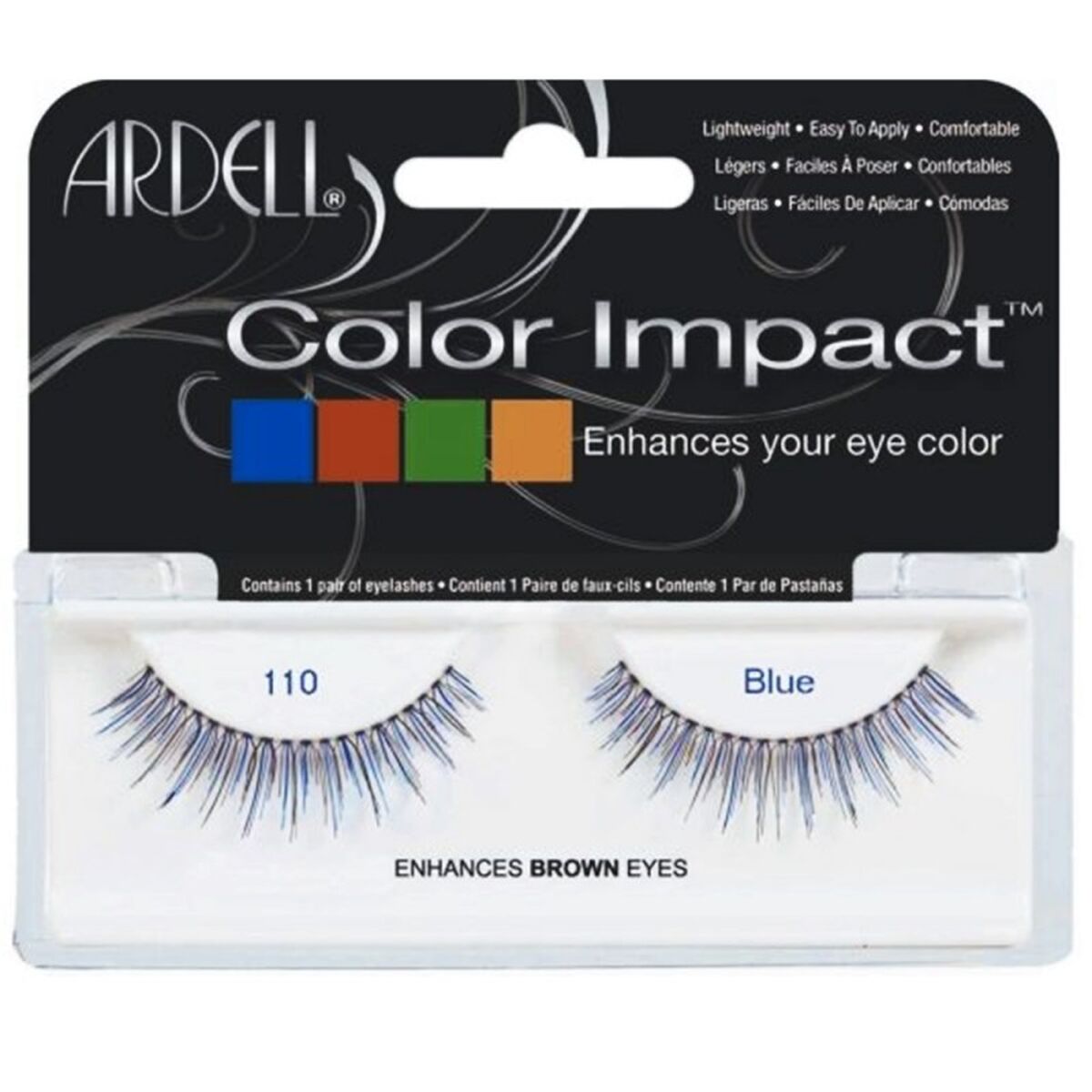 Profumeria Set di ciglia finte Ardell Color Impact N 110 Blue Ardell  Beauty Revive