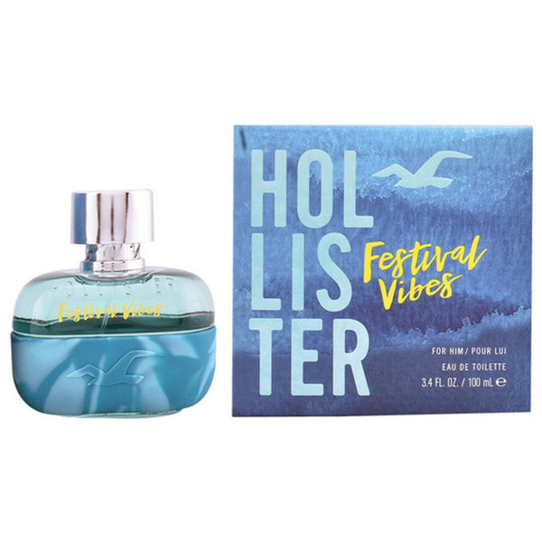 Profumeria Profumo Uomo Hollister EDT 100 ml Festival Vibes for Him (100 ml) Hollister  Beauty Revive