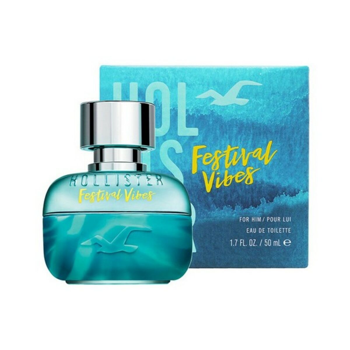 Profumeria Profumo Uomo Festival Vibes Hollister HO26852 EDT (50 ml) 50 ml (1 Unità) Hollister  Beauty Revive