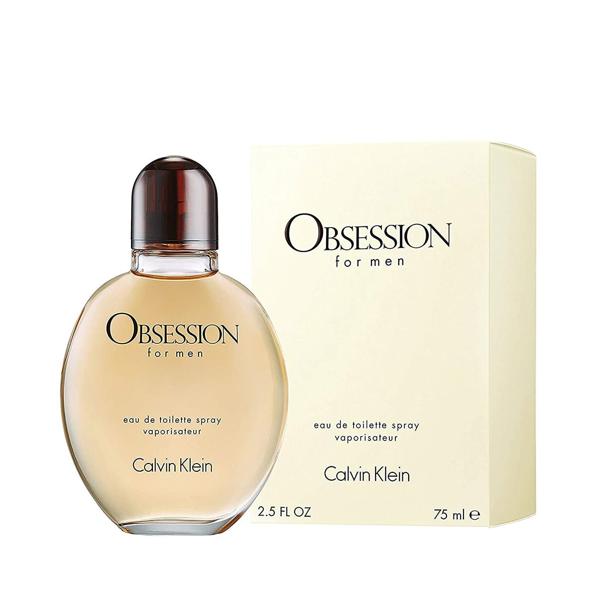 Men's perfume Calvin Klein Edt Obsession 75 ml