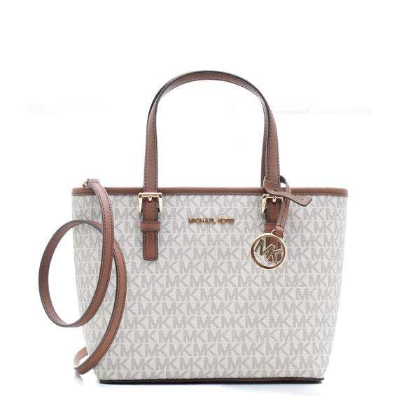 Borsa Donna Michael Kors 35T9GTVT0B-VANILLA Beige 25 x 18 x 10 cm - Beauty Revive 