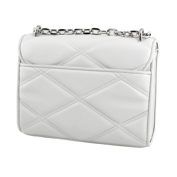 Borsa Donna Michael Kors Serena Bianco 22 x 16 x 9 cm