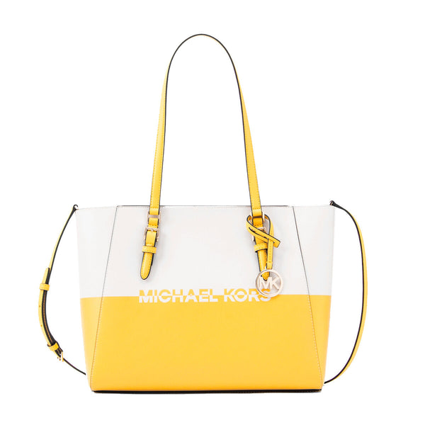 Borsette Borsa Donna Michael Kors CHARLOTE Giallo 27 x 34 x 11 cm Michael Kors  Beauty Revive