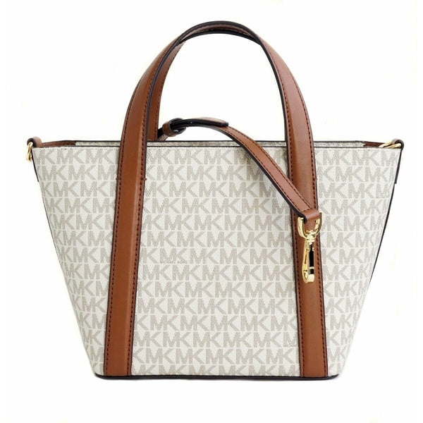 Borsa Donna Michael Kors PRATT VANILLA Grigio 18 x 18 x 10 cm