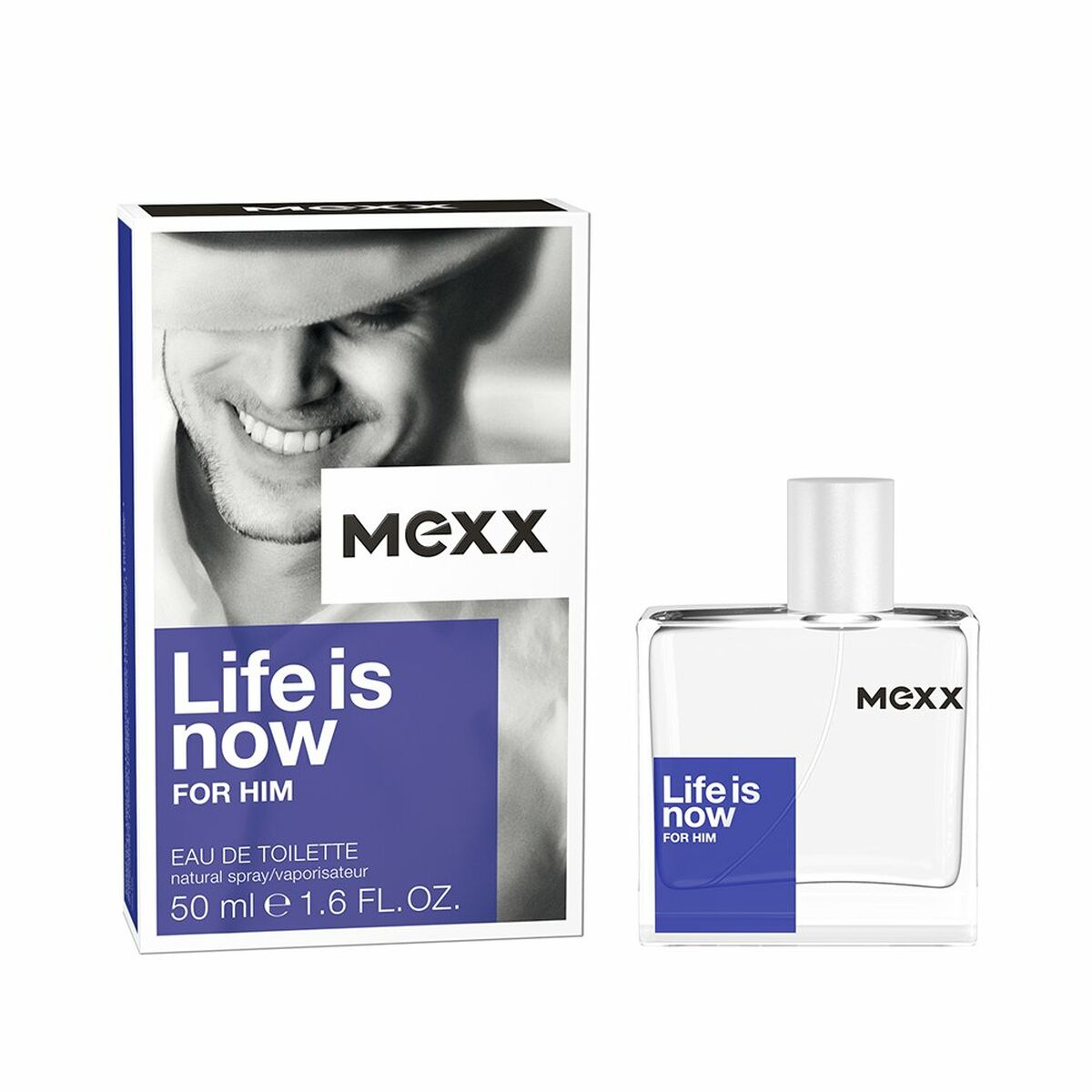 Men's perfume mexx life is now for him edt 50 ml