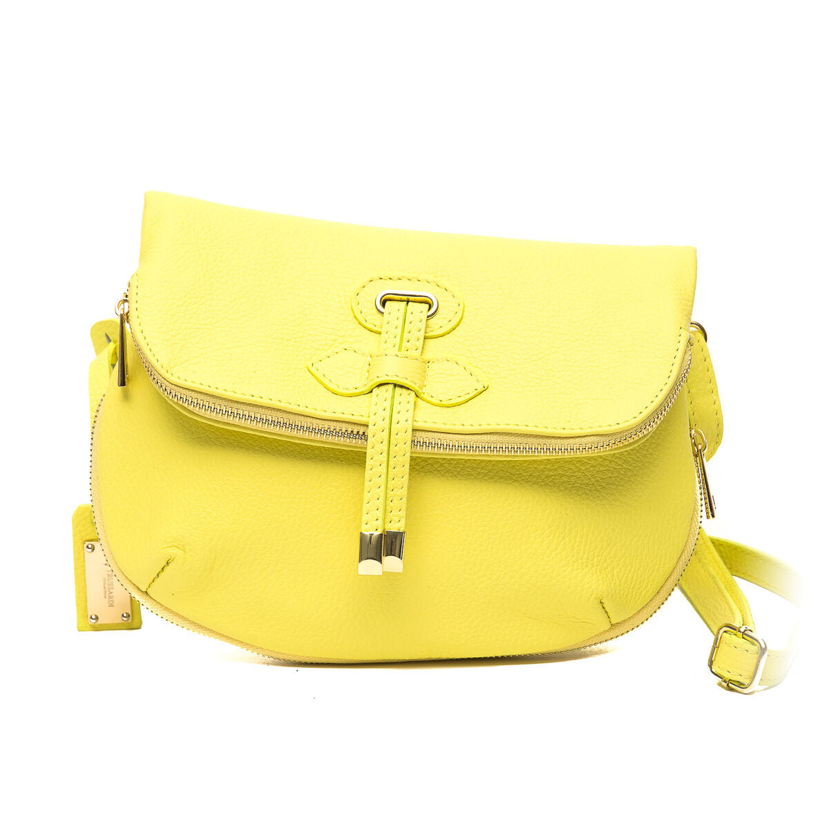 Trussardi women's bag d66trc1016-yellow yellow