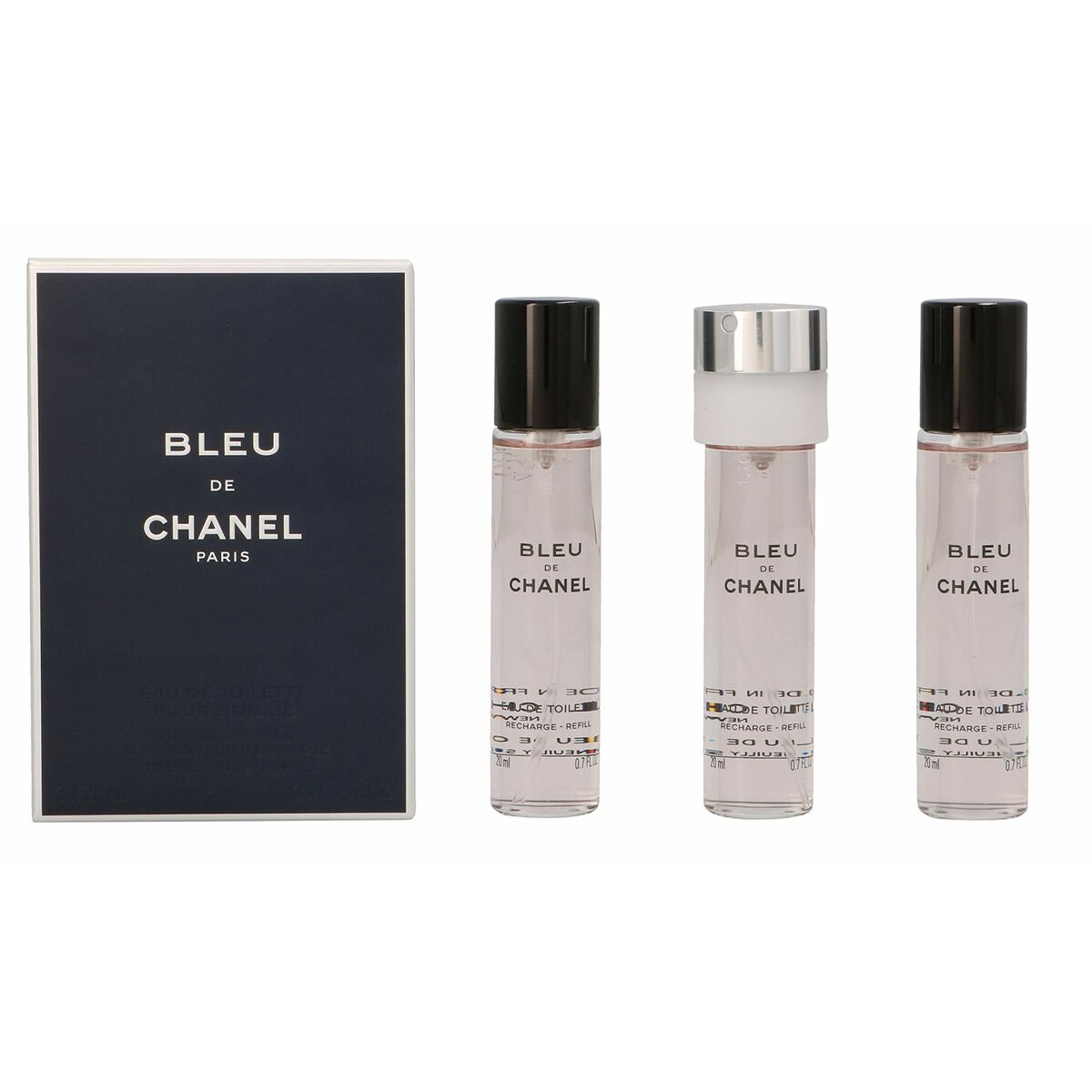 Men's perfume box Chanel Edt 3 pieces Bleu de Chanel