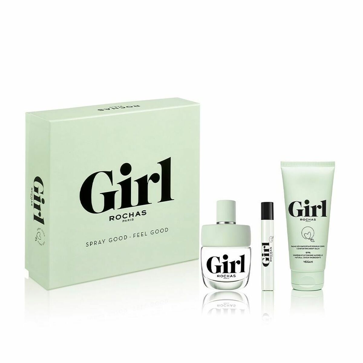 Women's perfume box Rochs Girl EDT 3 pieces