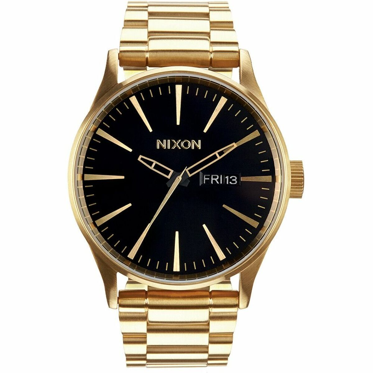 Orologio Uomo Nixon A356-510 Nero Oro