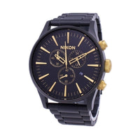 Orologio Uomo Nixon A386-1041 Nero Oro