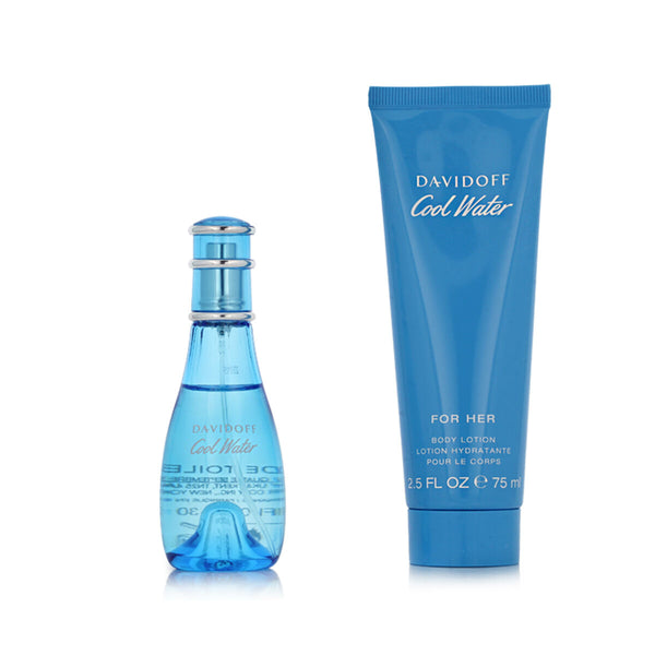 Cofanetto Profumo Donna Davidoff Cool Water 2 Pezzi