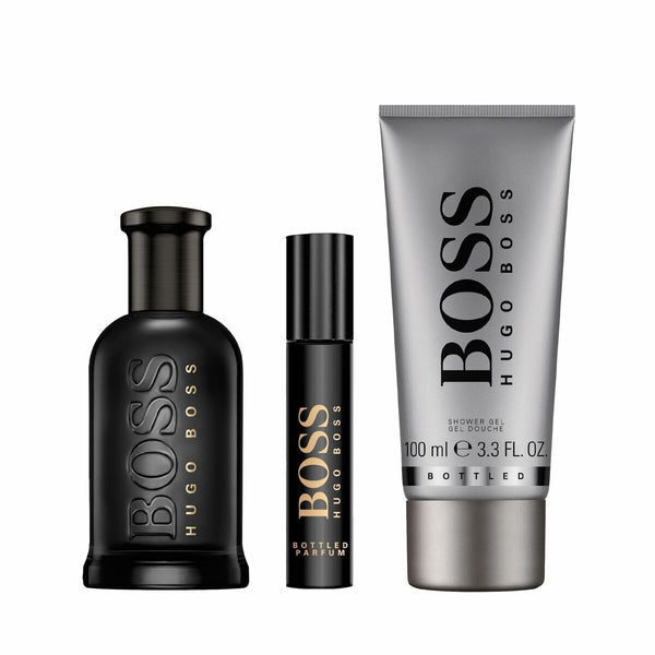 Men's perfume box hugo boss boss botled parfum 3 pieces