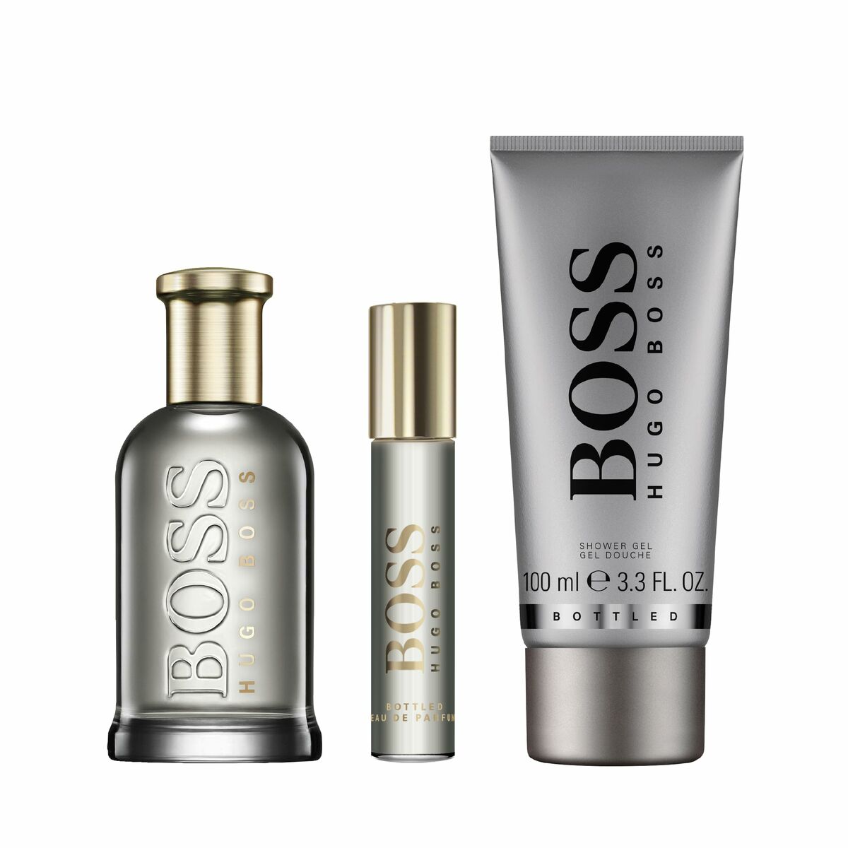 Men's perfume box hugo boss edp boss botled 3 pieces