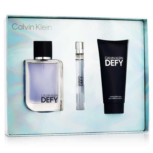 Cofanetto Profumo Uomo Calvin Klein Defy 3 Pezzi