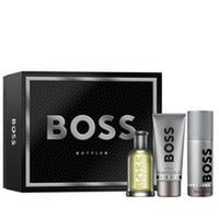 Men's perfume box hugo boss botled edt 3 pieces