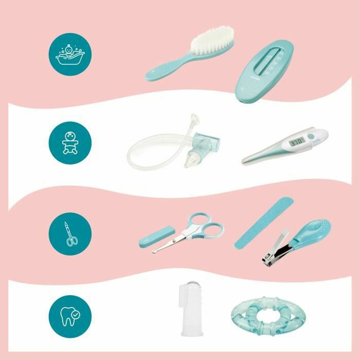 Gray BabyMoov Hygiene Set