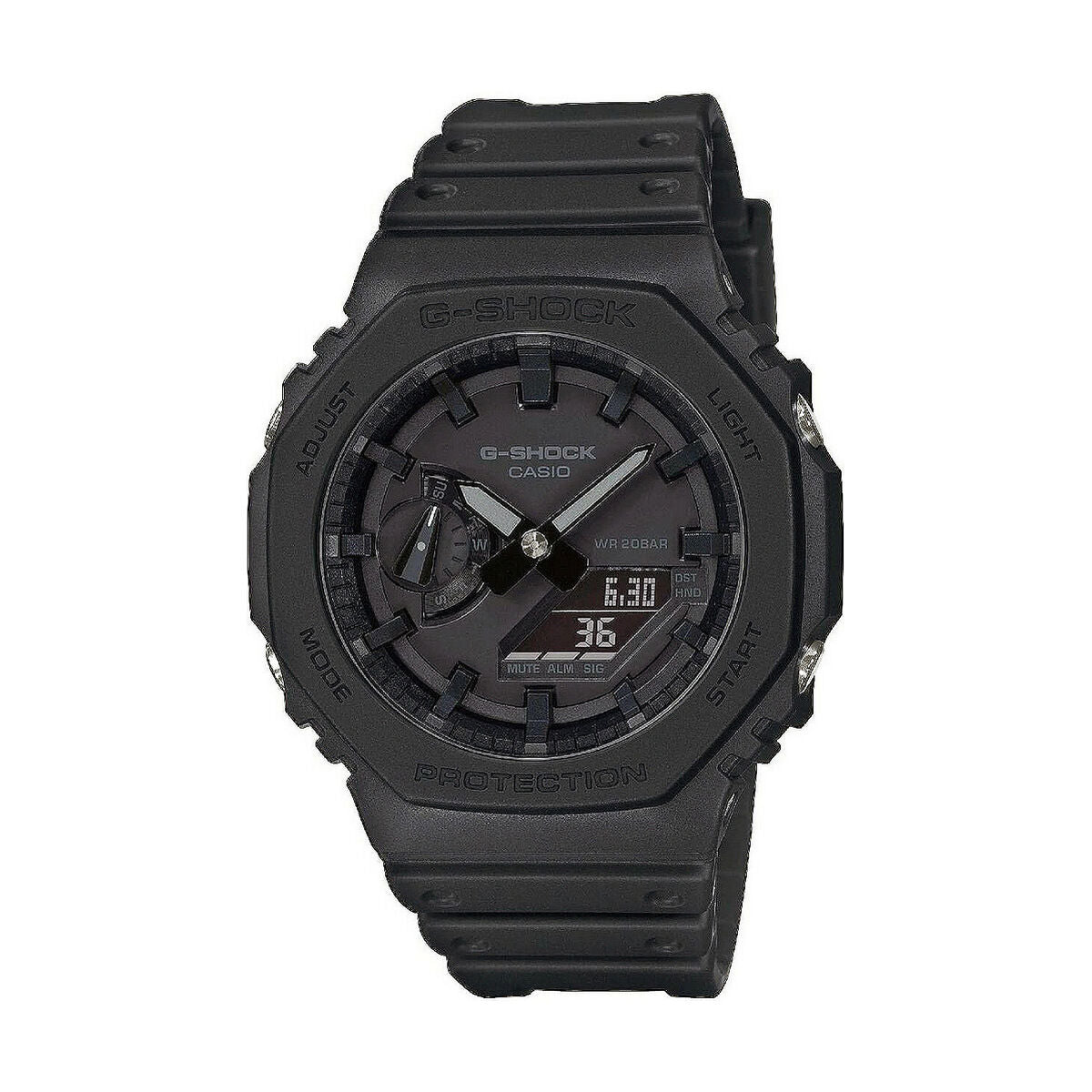 Casio G -Shock Oak men's clock - Black All Black (45 mm)