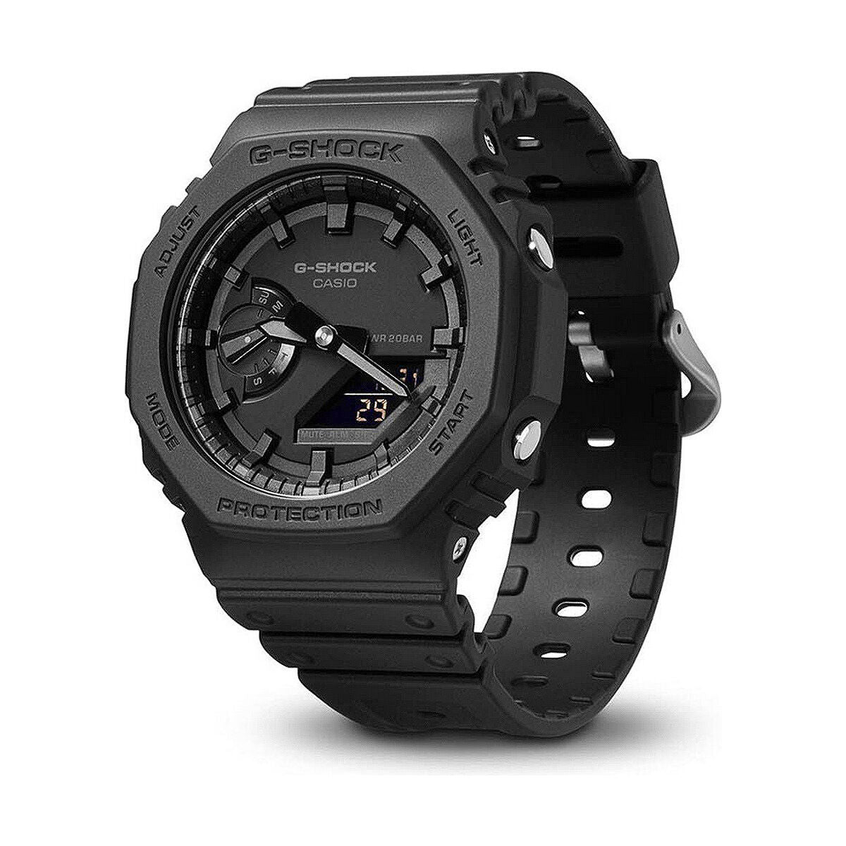 Casio G -Shock Oak men's clock - Black All Black (45 mm)