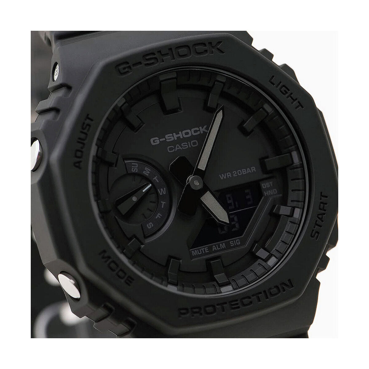 Casio G -Shock Oak men's clock - Black All Black (45 mm)