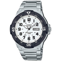 Casio Diver 100m silver white clock (44.5 mm)