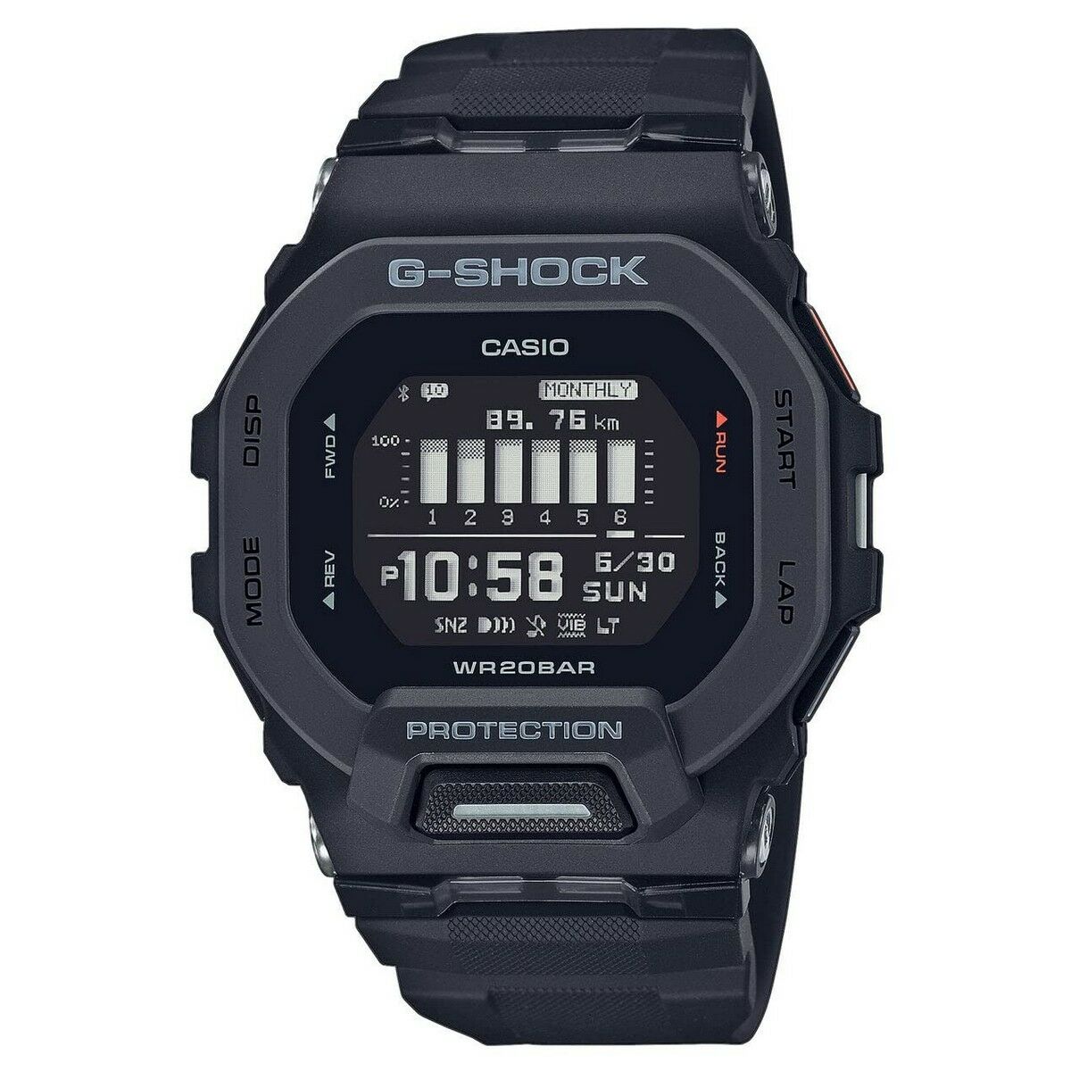 Casio G-Shock G-Squad Step Tracker Bluetooth black (40 mm) (46 mm)