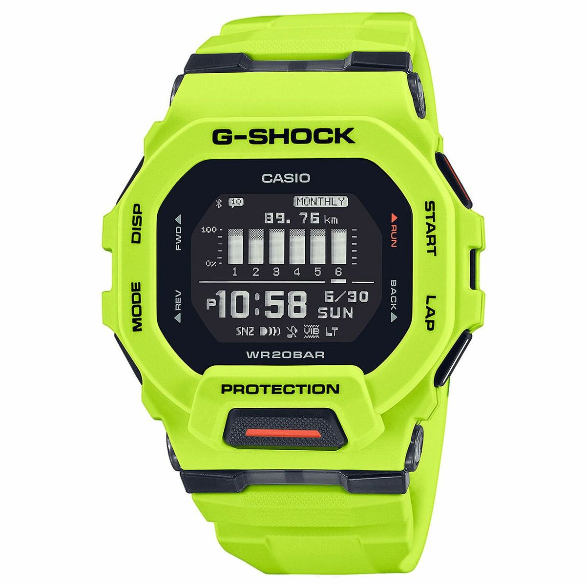 Casio G-Shock GBD-200-9er yellow 40 mm