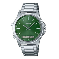 Casio Collection Men's Watch Silver Green (41.5 mm)