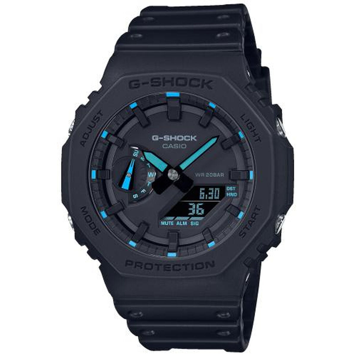 Casio G -Shock Oak - Neon Blue Index Nero (45 mm)