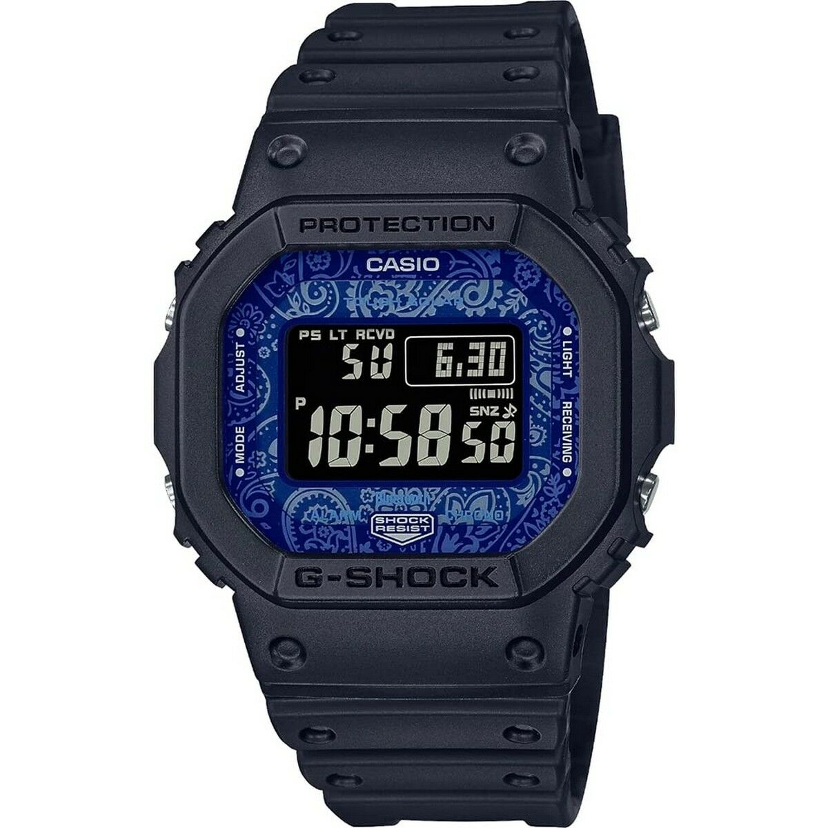 Orologi da Polso Orologio Uomo Casio G-Shock GW-B5600BP-1ER COLLECTION BLUE PAISLEY SERIE ***SPECIAL PRICE*** Nero Azzurro Casio G-Shock  Beauty Revive