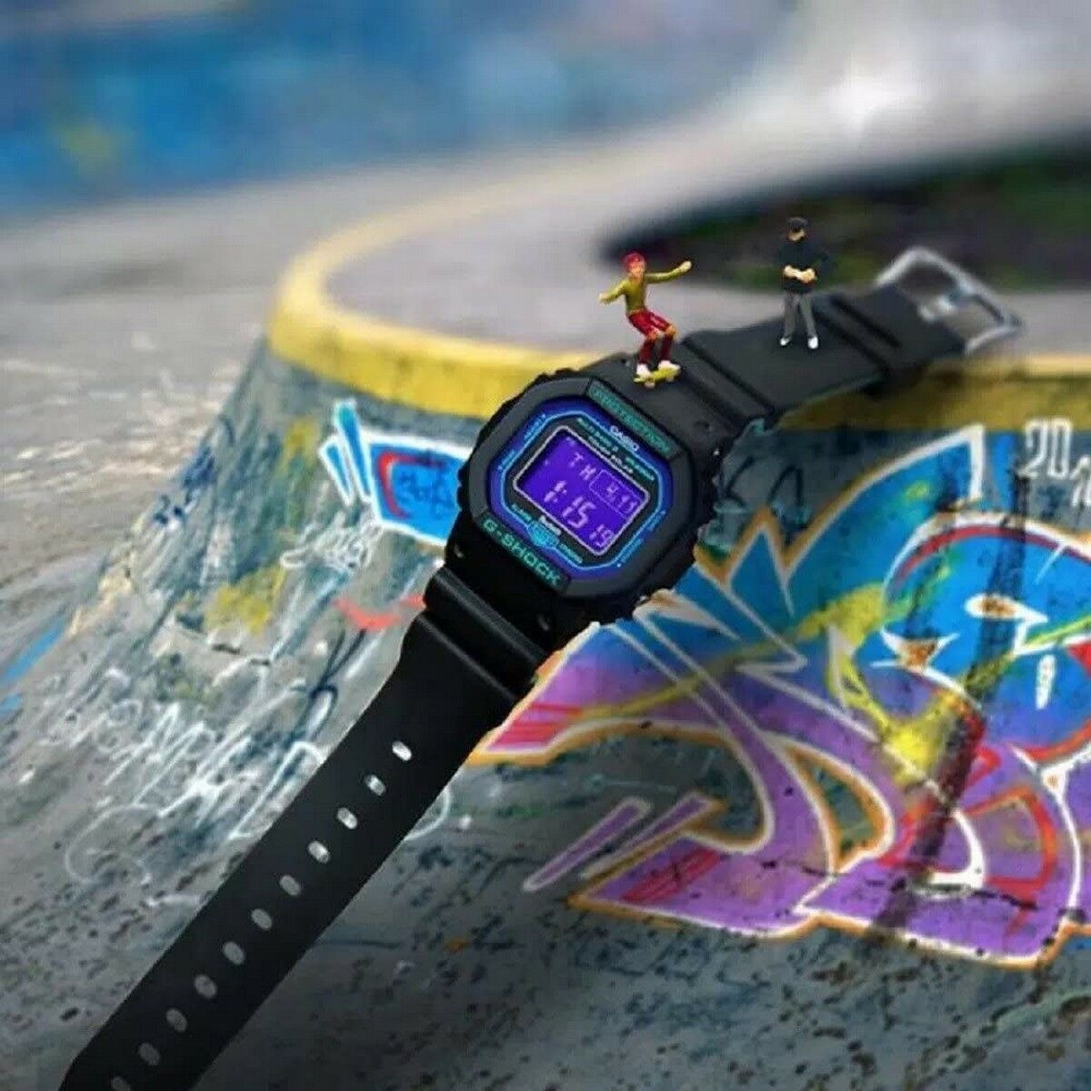 Orologi da Polso Orologio Uomo Casio G-Shock GW-B5600BP-1ER COLLECTION BLUE PAISLEY SERIE ***SPECIAL PRICE*** Nero Azzurro Casio G-Shock  Beauty Revive