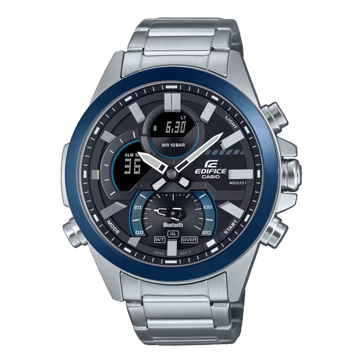 Orologio Uomo Casio EDIFICE SPORT Bluetooth Nero Argentato ( 49 mm)