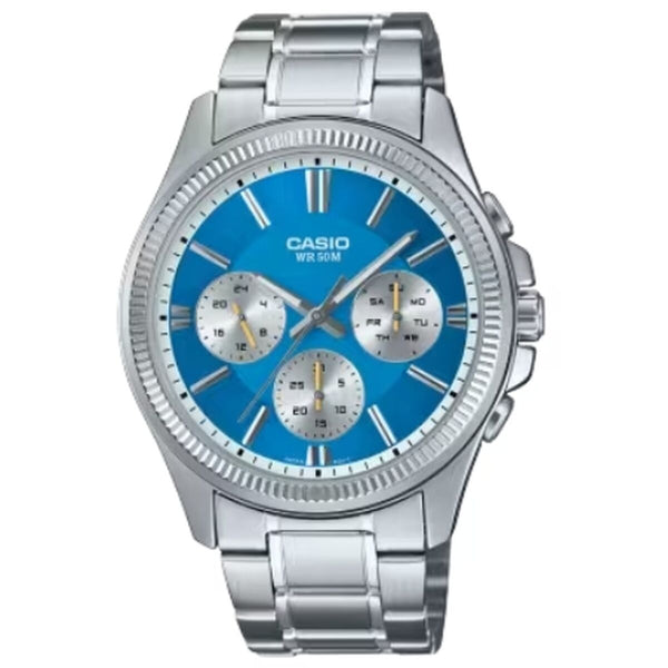 Orologi da Polso Orologio Uomo Casio DAY DATE MULTIFUNCTION - LIGHT BLUE Casio  Beauty Revive