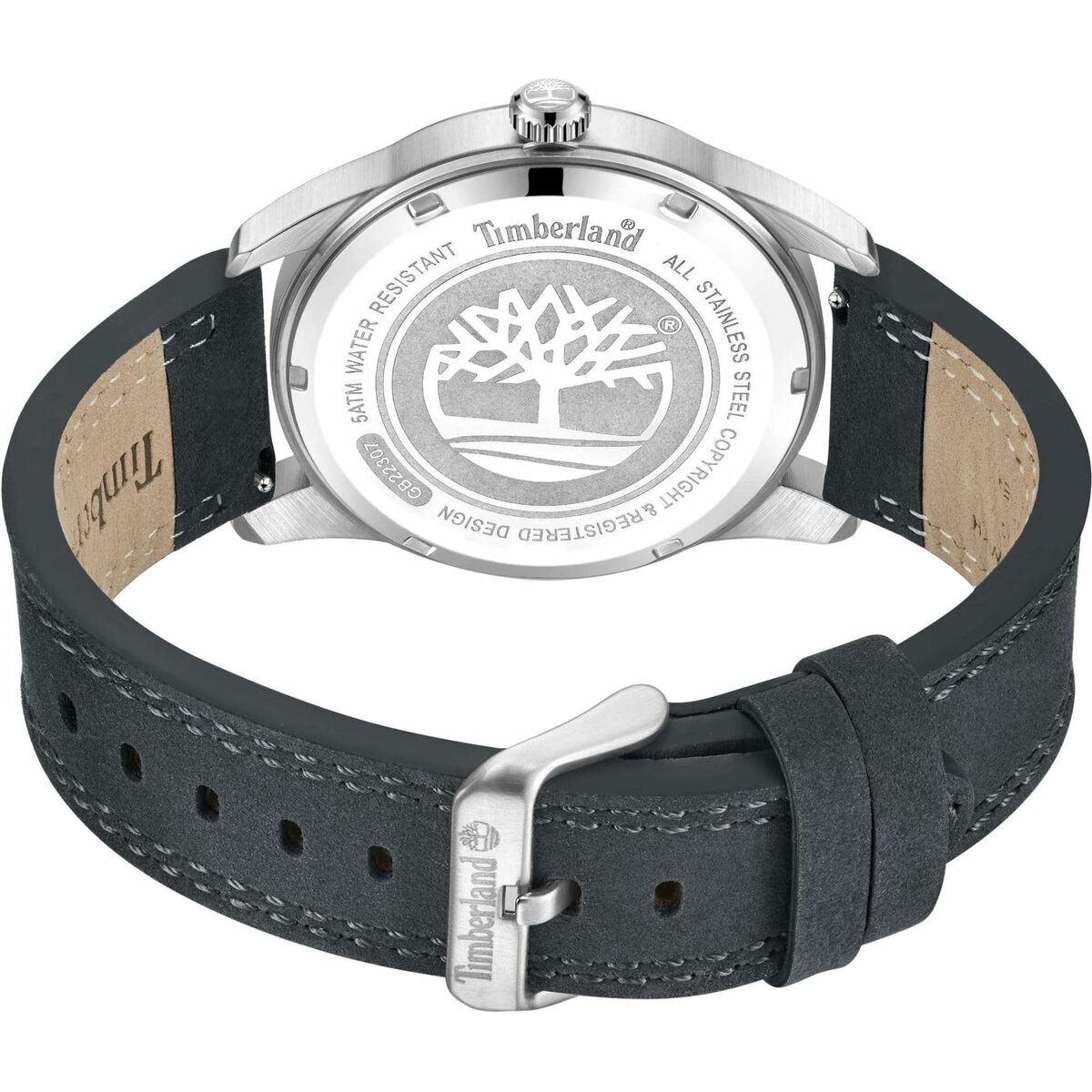 Orologio Uomo Timberland TDWGB2230704 Nero Grigio