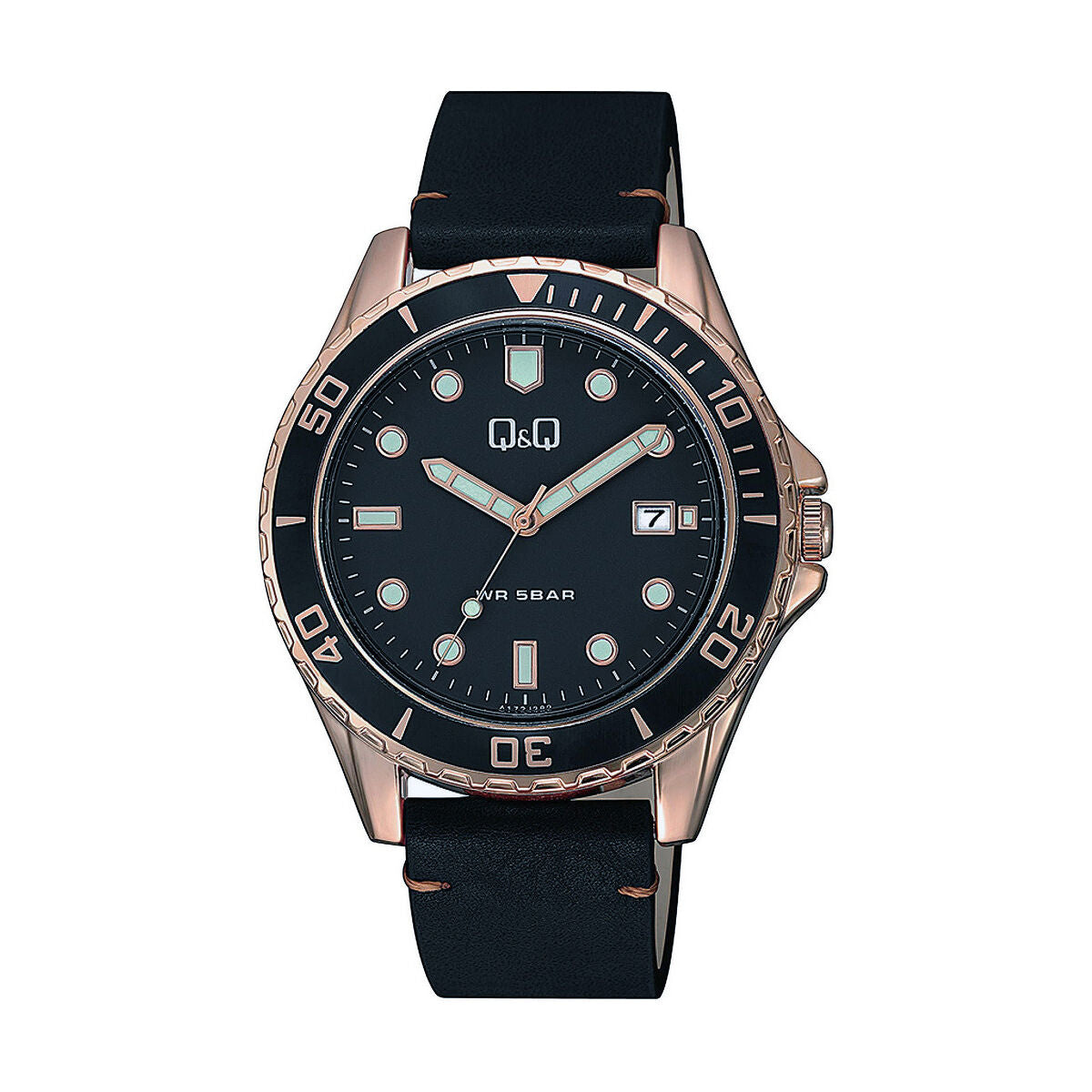 Men's clock Q&D A172J112Y Black