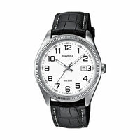 Casio date black clock (40 mm) (39 mm)