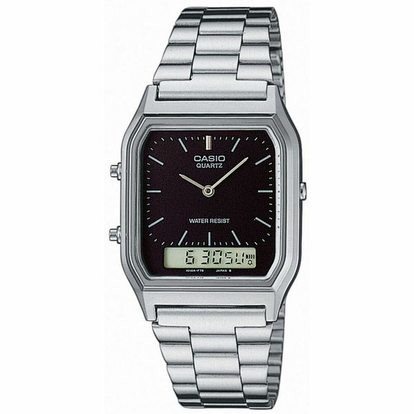 Orologi da Polso Orologio Unisex Casio EDGY COLLECTION - BLACK Nero Argentato Casio  Beauty Revive