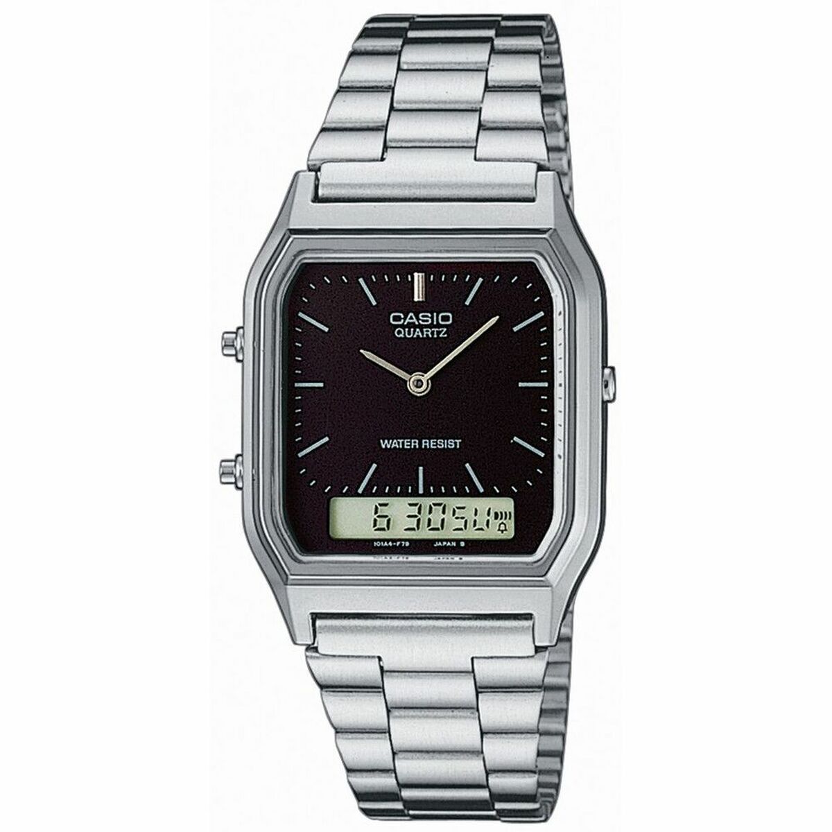 Unisex Casio Edgy Collection - Black silver black watch