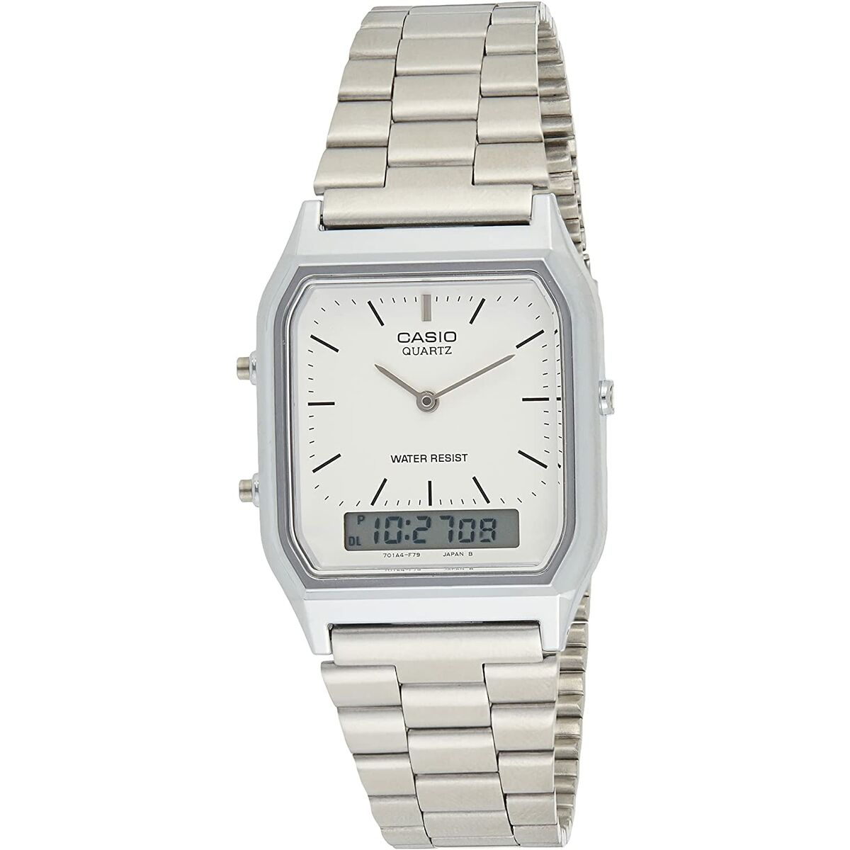 Casio AQ-230A-7Dmqyes silver clock (38.5 mm)