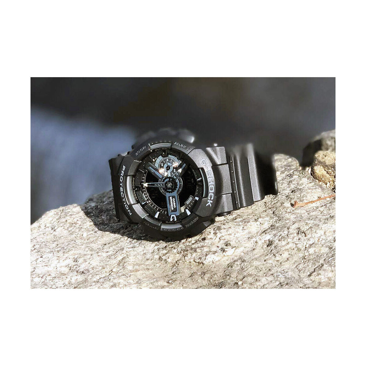 Casio G-Shock Classic Silver Black Men's Clock (55 mm)