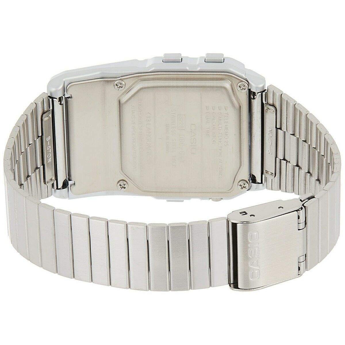 Orologi da Polso Orologio Unisex Casio DATABANK CALCULATOR STEEL - MATT CASE Grigio Casio  Beauty Revive