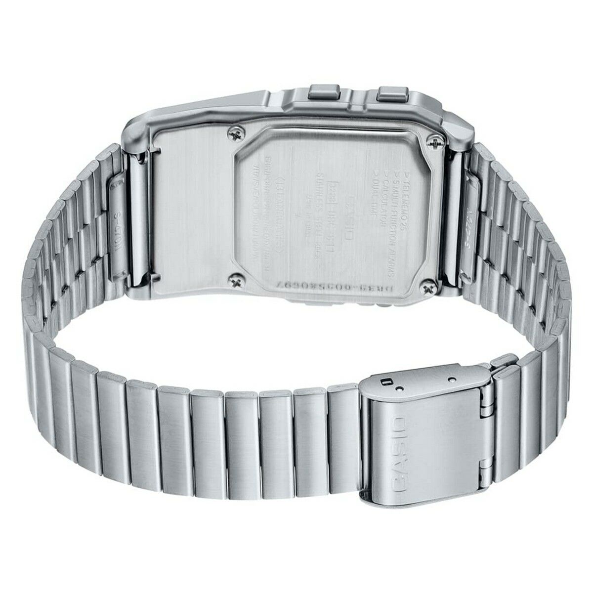 Orologi da Polso Orologio Unisex Casio DATABANK CALCULATOR STEEL - MATT CASE Grigio Casio  Beauty Revive