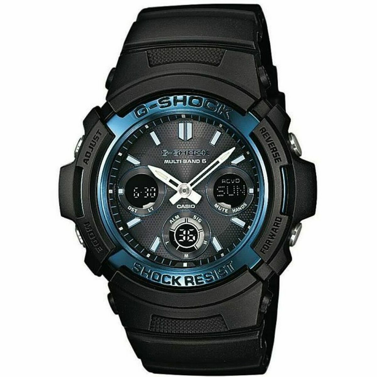 Casio Awg-M100a-1Ar Black Black Aer (52 mm)