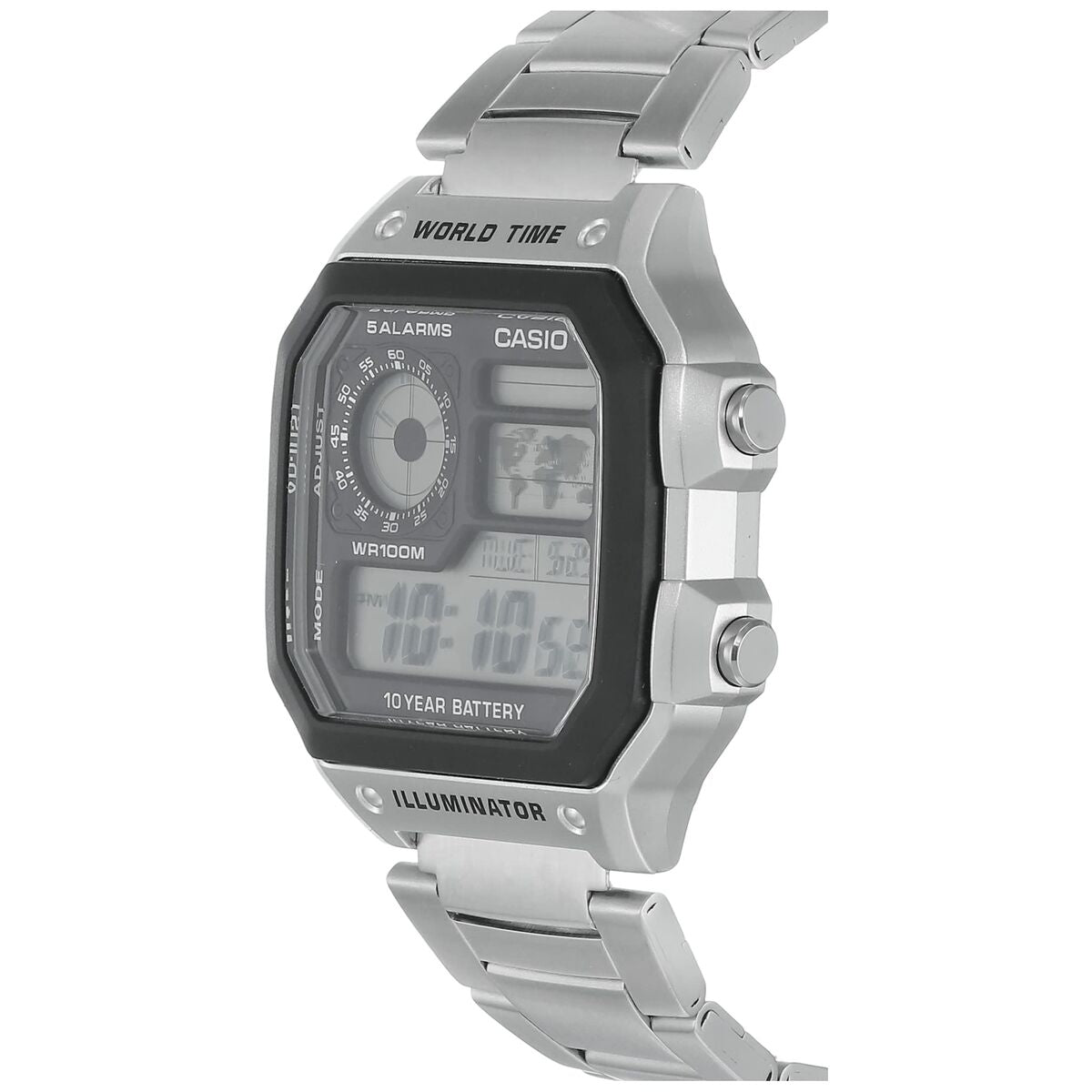 Casio Illuminator Worldtime men's clock