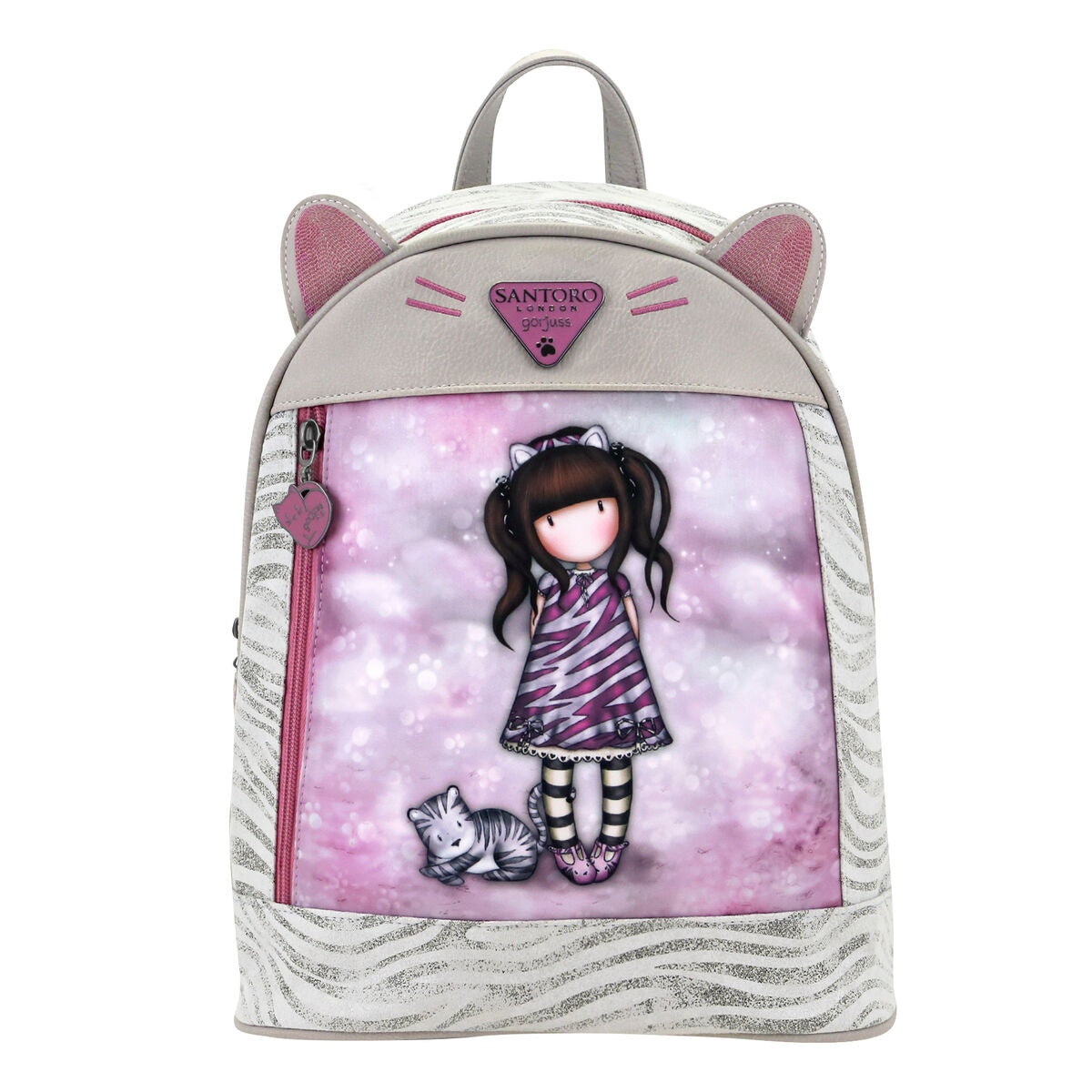 Gorjuss Ruby Wild Gray Backpack (25.5 x 31 x 10 cm)