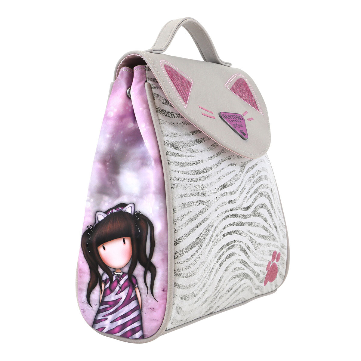 Casual Gorjuss Ruby Wild Gray backpack (23 x 11 x 27 cm)