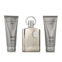 Cofanetto Profumo Uomo Afnan Supremacy Silver EDP 3 Pezzi