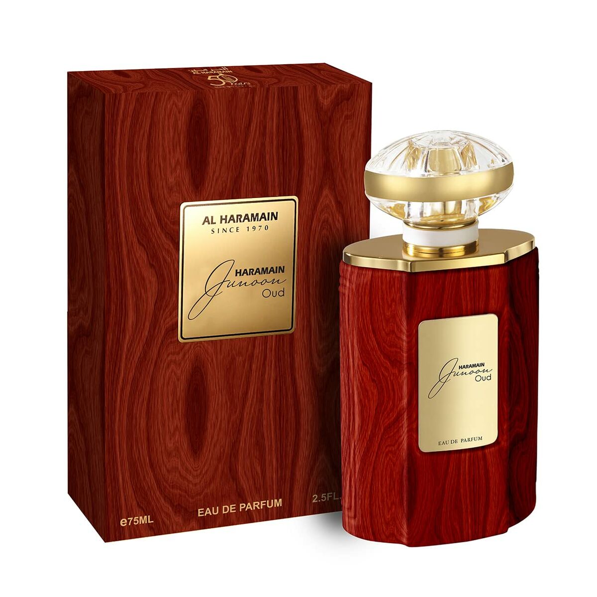 Profumeria Profumo Unisex Al Haramain Junoon Oud EDP 75 ml Al Haramain  Beauty Revive