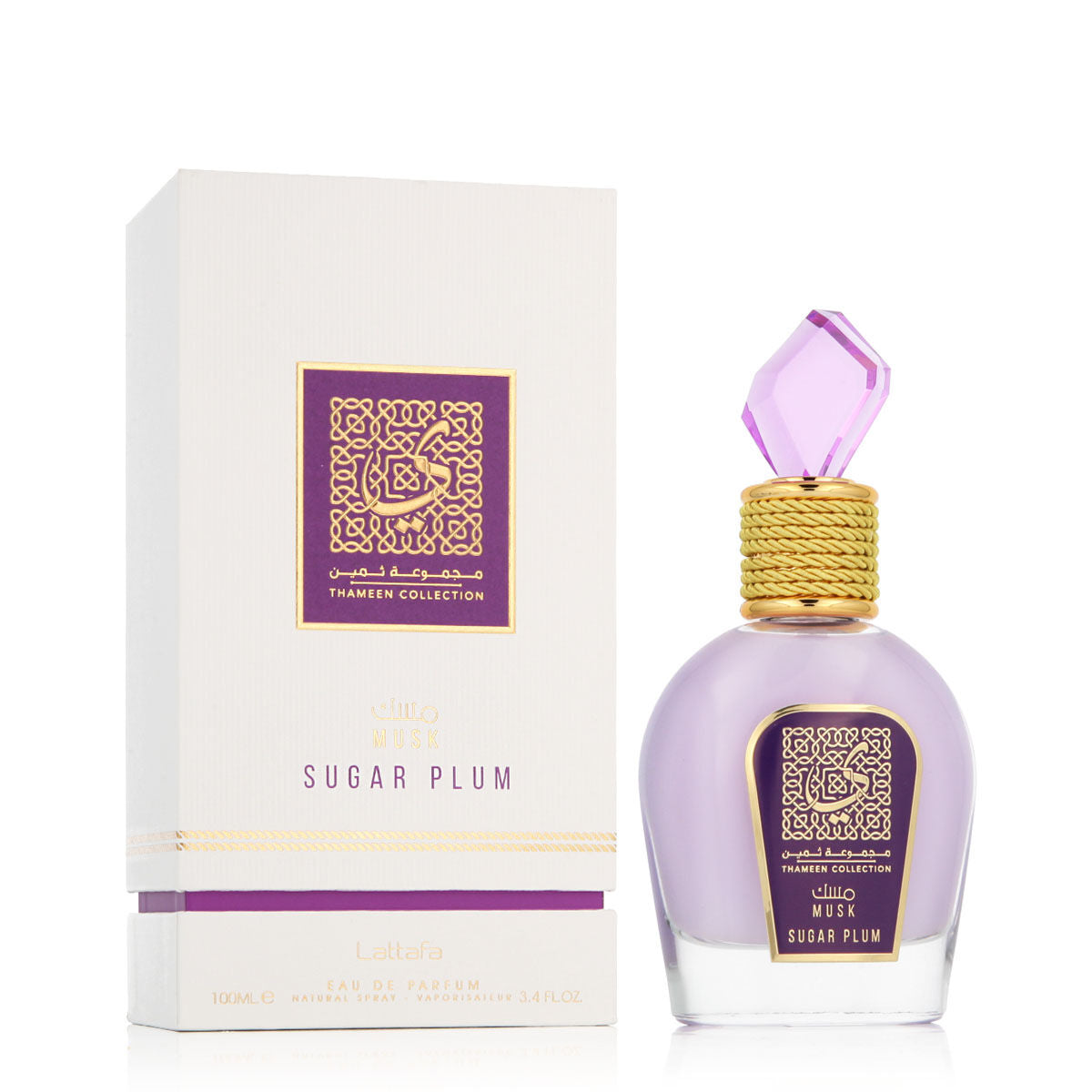 Unisex Lattafa Edp Sugar Plum perfume 100 ml