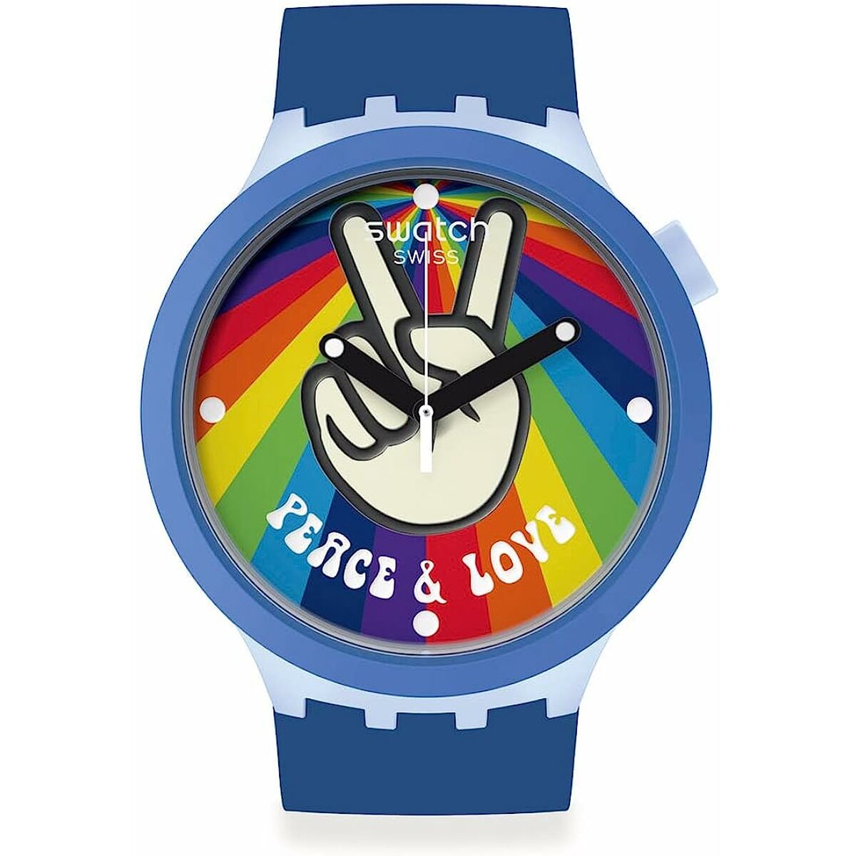 Orologio Uomo Swatch PEACE HAND LOVE ( 47 mm)