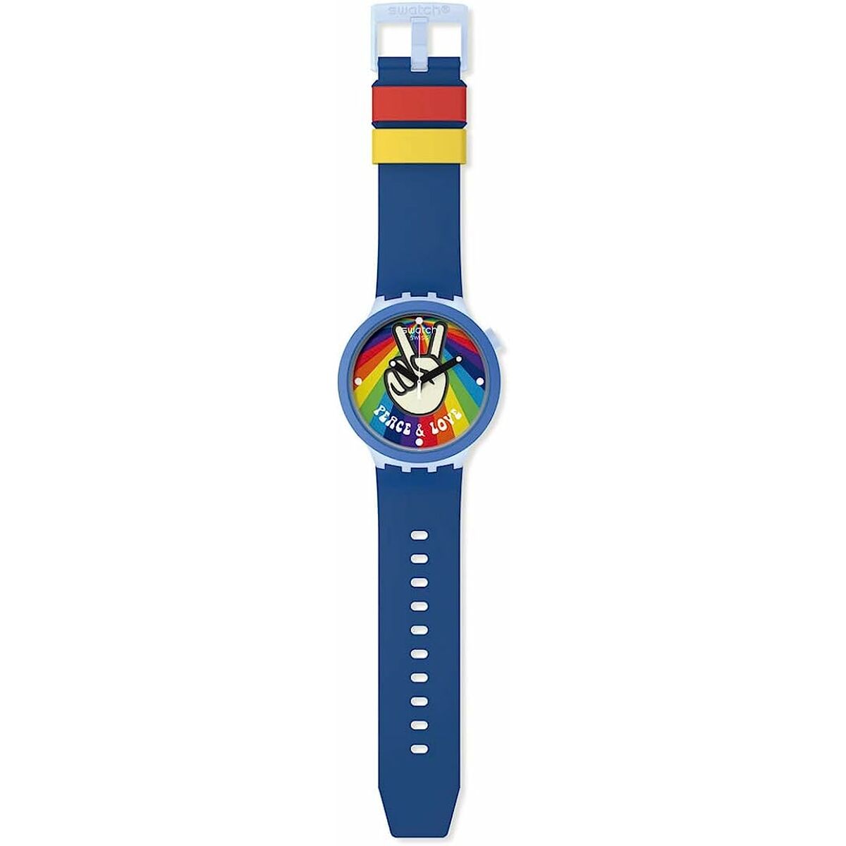 Orologio Uomo Swatch PEACE HAND LOVE ( 47 mm)